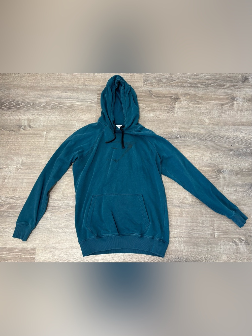 Gymshark Men's Teal Pullover Hoodie size small